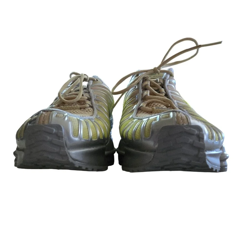 Nike Shox TL Sneakers Women 7.5 Silver Lime Green New IH1336-700 Metallic